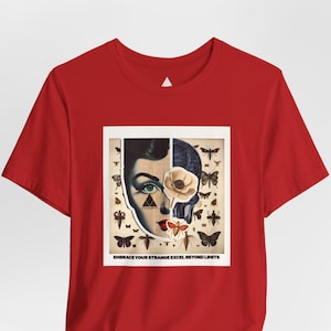 Umfassen Sie Ihr Seltsames Excel Außer Grenzen Designer Shirt, Geschmackvoll Seltsames Shirt, Vintage Schmetterling & Motte T, Ungewöhnliche Designs T
