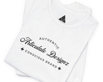 Articulate Designz Minimalist Streetwear Tee, Conscious Brand Graphic T, Aesthetic Unisex Tee, Clean Fashion Shirt, Modern Lifestyle Apparel