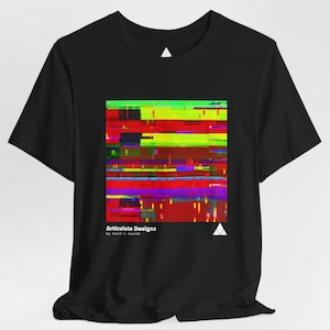 Abstract Art T-Shirt: Geometric Pattern, Soft Cotton Tee