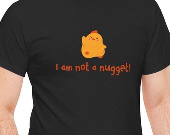 Maglietta "Non sono una pepita", maglietta vegetariana divertente, maglietta per attivisti animali, maglietta vegana, regalo vegano, regalo vegetariano, maglietta vegetariana divertente