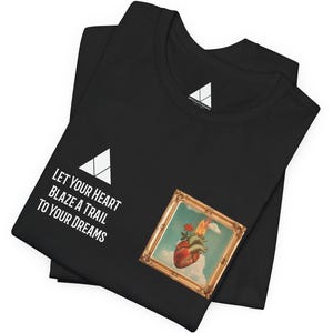 Dreamer Shirts, Follow Your Heart Shirt, Follow Your Dreams Shirt, Fire Heart T-Shirt, Chasing Your Dreams Shirt, Chase Your Dreams Shirt