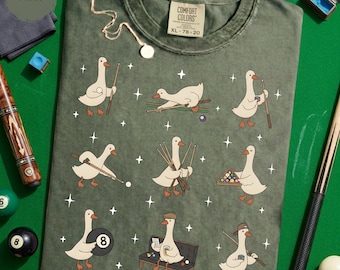 Silly Goose Billiards Shirt - Pool Player Gift