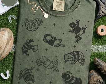 Funny Rugby Frogs Shirt - Rugby Player Gift Tee, Cute Frog Shirt for Rugby Coaches, Moms, Dads and Fans