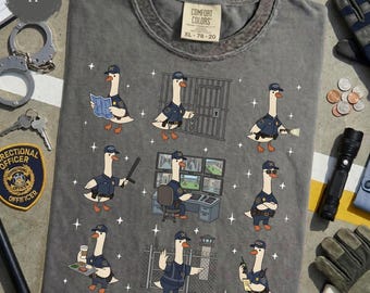Silly Goose Correctional Officer Shirt – Funny CO Gift, Prison Guard Tee