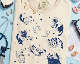 Audiologist Cute Cat Shirt - ENT Doctor Gift