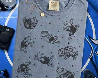 Funny Wrestling Frogs Shirt - Wrestler Gift Tee, Cute Frog Shirt for Wrestling Coaches, Moms, Dads and Teams