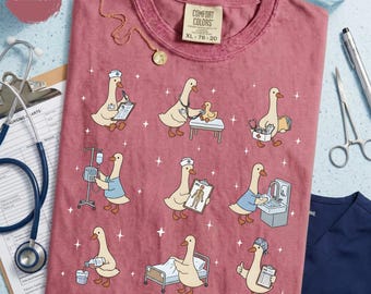 Registered Nurse Silly Goose Shirt - Funny RN Gift, Nursing Week Tee