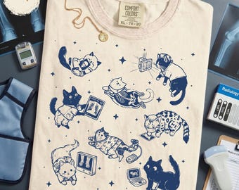 Funny Radiology Shirt – Cute Cat MRI Tech Gift