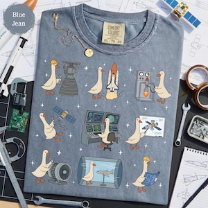 Aerospace Engineer Silly Goose Shirt - Funny Rocket Scientist Tee, NASA Lover Gift, Space Engineer Shirt, Aeronautical Engineer Gift