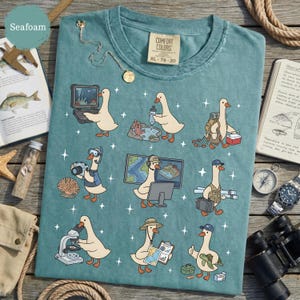 Silly Goose Marine Biologist Shirt – Ocean Lover Tee, Sea Vibe Gift