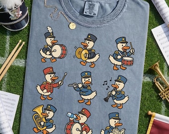 Marching Band Silly Goose Shirt - Funny Goose Meme Band Shirt, Band Student Gift, Band Mom Gift, School Band Tee