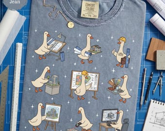 Architect Silly Goose Shirt – Civil Engineer Gift, Construction Lover Gift