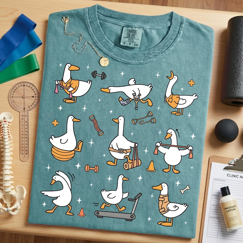 Silly Goose Physical Therapy Shirt – Movement & Physiotherapy Appreciation Tee image 4