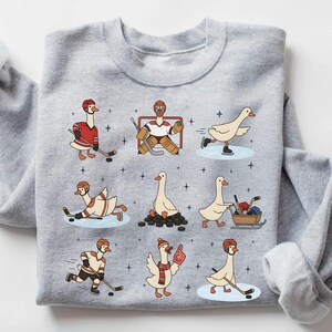 Silly Goose Hockey Shirt - Hockey Fan Apparel, Team Hockey Game Day, Winter Sports Gift image 8
