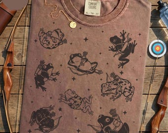 Funny Archery Frogs Shirt - Archer Gift Tee, Cute Frog Shirt for Archery Lovers, Coaches and Outdoor Fans