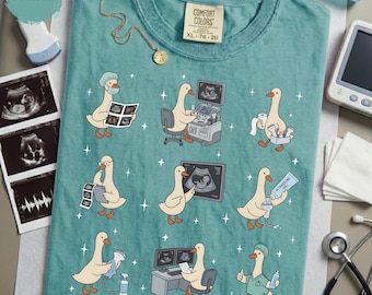 Silly Goose Sonography Tech Shirt – Ultrasound Gift, RDMS, OBGYN