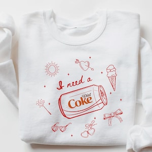 I Need a Diet Coke T-Shirt: Retro Y2K Soda Graphic Tee