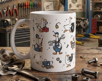 Mechanic Silly Goose Mug – Funny Auto Technician Coffee Cup