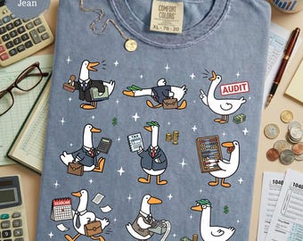 Silly Goose Accountant Shirt - Funny CPA Accounting Tee, Accountant Gift for Coworker or Finance Student