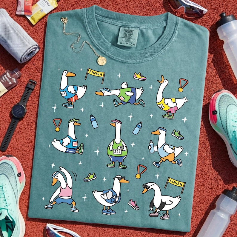 Silly Goose Runner Shirt – Marathon Training Club Tee image 1