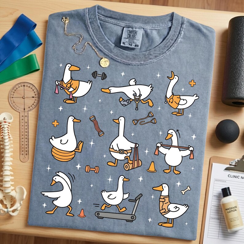 Silly Goose Physical Therapy Shirt – Movement & Physiotherapy Appreciation Tee image 5