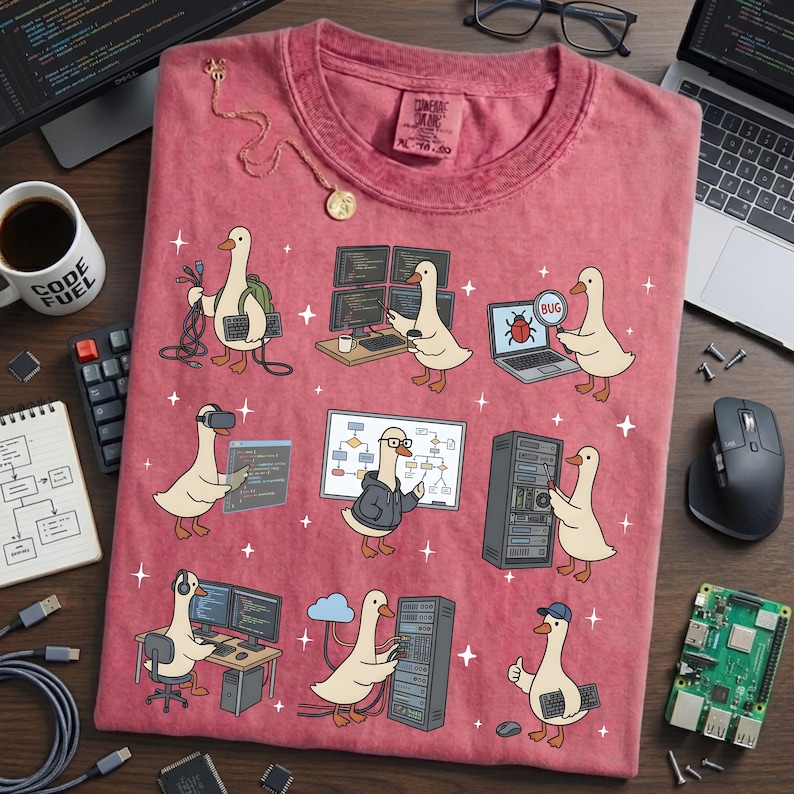 Silly Goose Software Engineer Shirt - Funny Coding Gift, Computer Geek ...