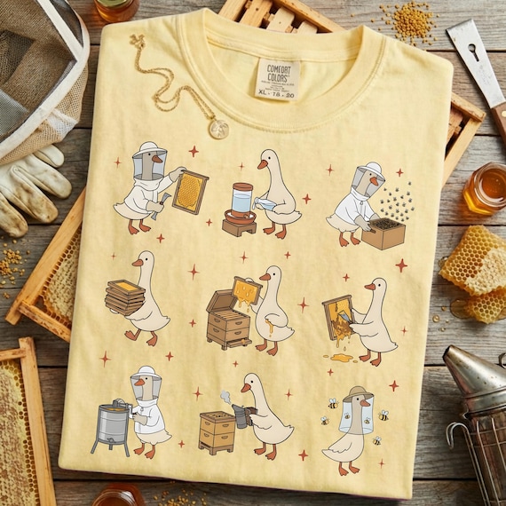 Silly Goose Beekeeper Shirt - Funny Beekeeping Gift, Honeybee Sweatshirt, Beekeeper Mom Dad Gift
