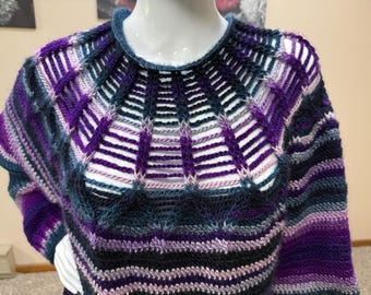 Maglione Stellar all'uncinetto, caldo e accogliente.