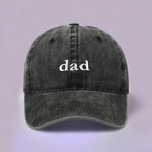 Dad Embroidered Hat - Sleek Minimalist Style - Ideal Gift for Dad Everyday Wear Cap - Father's Day Gift - Casual Dad Hat - FREE Delivery