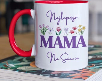 Poland Mama Gift, Personalised Mama Mug, Gift For Polish Mama, Family Gift, Polska Gift, Gift For Babcia Ciocia Siostra, Mother's Day Gift