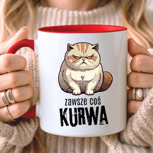 Funny Polish Mug | Poland Gift | Swearing Gift Friend Boyfriend Girlfriend Wife Husband | Five Colours