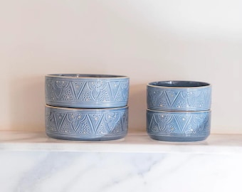 Moroccan-Inspired Ceramic Bowl for Stylish Decor and Practical Use