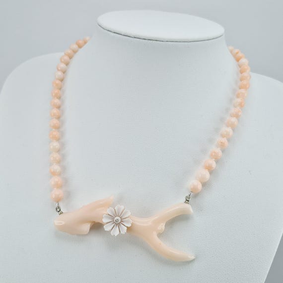 Pink Coral Necklace