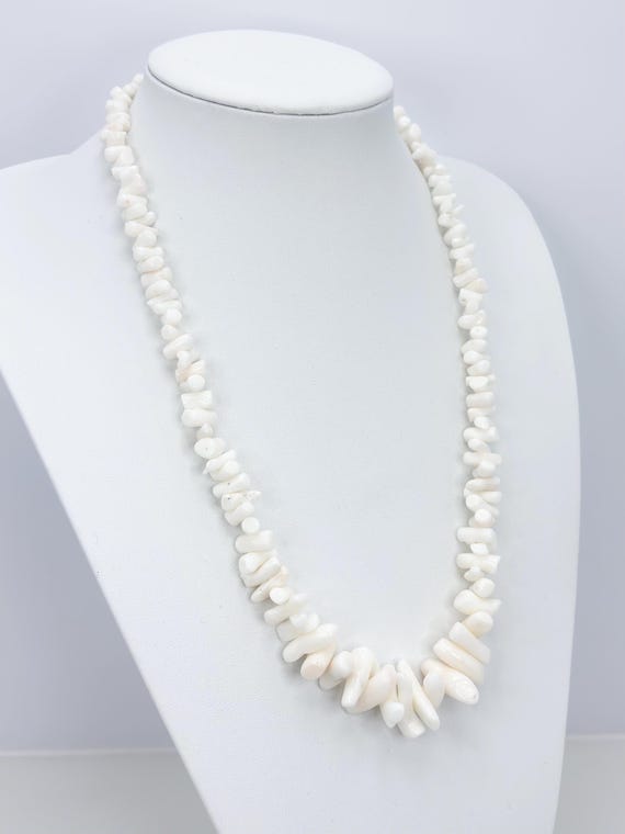 Necklace in natural pink CORAL from Asian seas and 925 silver clasp