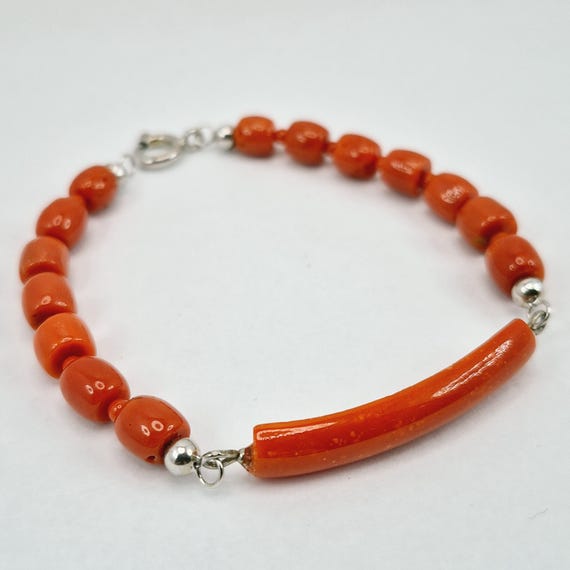 Sardinian red coral bracelet