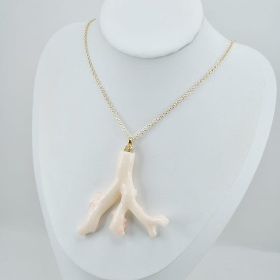 Pink coral branch in the most delicate, almost antiqued shade, Big size, 24 grams! 925 silver gold plated.