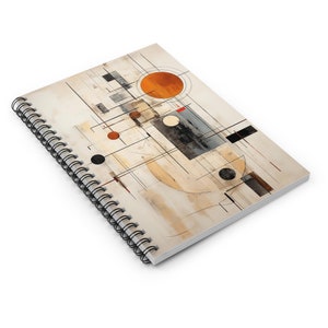 Unique Geometry Spiral Notebook Sturdy Symbolic School Sketchbook ...