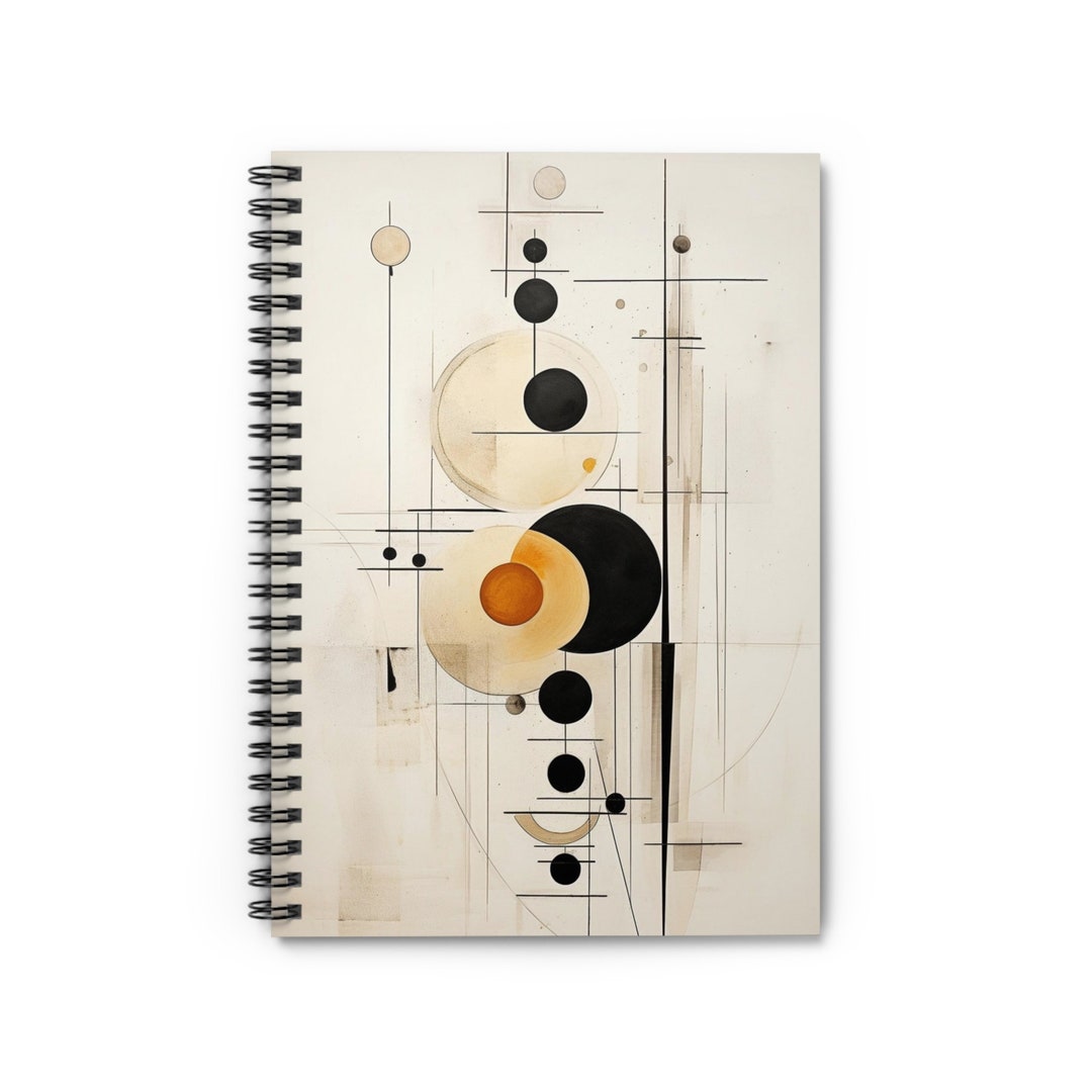 Unique Geometry Spiral Notebook Sturdy Symbolic School Sketchbook ...