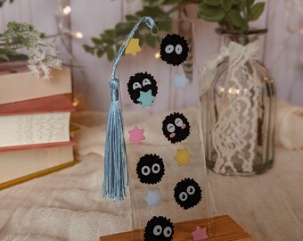 Studio Ghibli Bookmark, Bookmark, Resin Bookmark, Gifts for Readers, Book Accessories, Reader Accessories, Handmade Bookmark, Bookish Gift