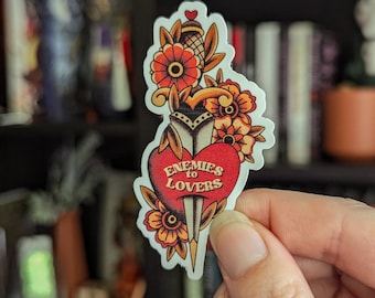 Enemies to Lovers Sticker: Waterproof Kindle Accessory