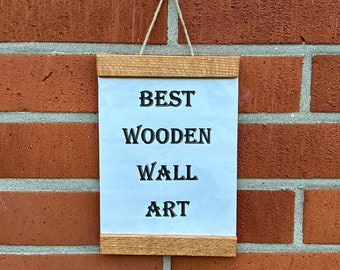 Wooden Magnetic Poster Hanger,Picture Hanger,Print-Photograph Hanger,Canvas Hanger,Wall Hanging,Wooden Poster Frame,Wall Decor,Home Decor
