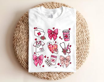Nurse Valentines Day Shirt, Nurse Valentine t-shirt, Valentines Day Nurse Sweatshirt, Nurse Valentines Day Gift Idea, Gift For Valentines