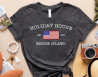 Newport Rhode Island Shirt, Rhode Island T-Shirt, Newport V-Neck, Rhode Island Souvenir Gift, Rhode Island Tee, New England Vacation Shirt