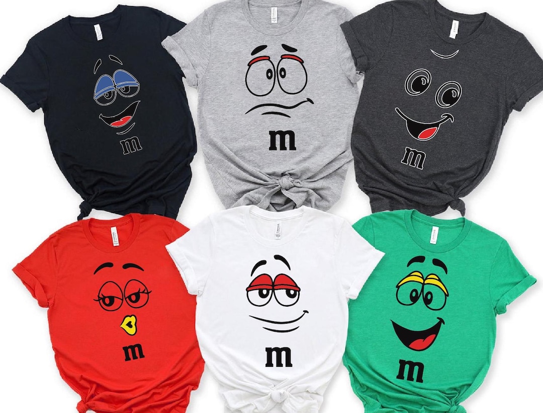 M and M Matching Family Shirt, M&m's Halloween Costume Shirt, Family ...