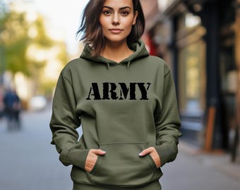 Cozy Army Sweatshirt, Gift for Army Moms and Wives, Military Family Army Shirt, Army Wife Gift, Army Mom T-shirt, Military Family Hoodie