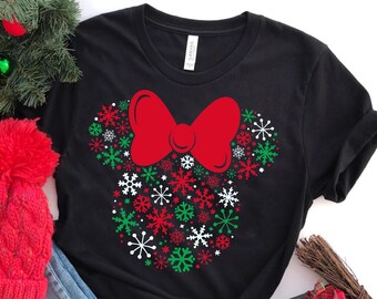 Disney Mickey Minnie Christmas Shirt, Disney Family Christmas Shirt, Mickey Christmas Hoodie, Disneyland Christmas Family Shirt Gift