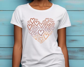 Black History Month Heart Tee: Juneteenth BLM Shirt