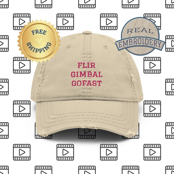 FLIR GIMBAL GOFAST Bestickter Distressed Hat