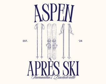 Aspen Bachelorette Logo Apres Ski Junggesellinnenabschied Logo Bachelorette PNG Bach Party Logo Cocktail Bachelorette Logo Ski Thema Bachelorette