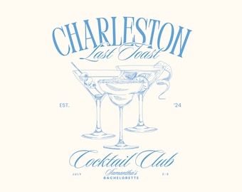 Last Toast on the Coast Bachelorette Logo Beach Logo Bachelorette PNG Charleston Bachelorette Party Logo Beach Bachelorette Logos Bach Logos